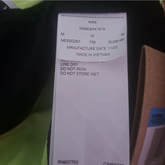 NIKE Swim Essential Volt Yellow Bikini 2 Piece Bathing Suit - Picture 9 of 10